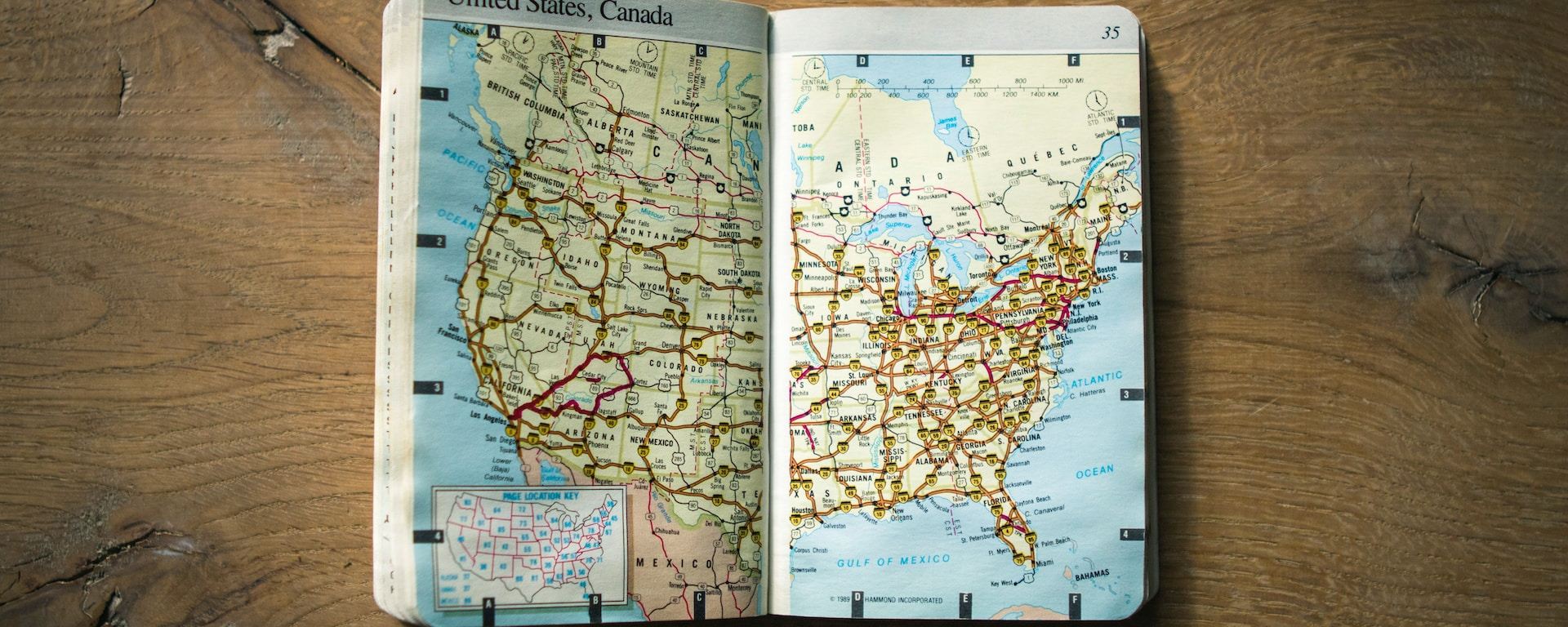 Decorative. Map of USA.