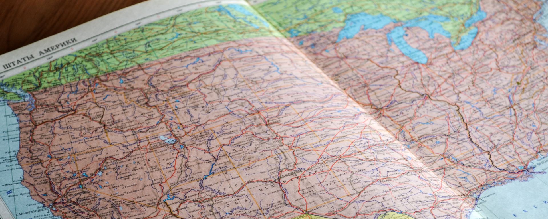 Decorative. Map of USA