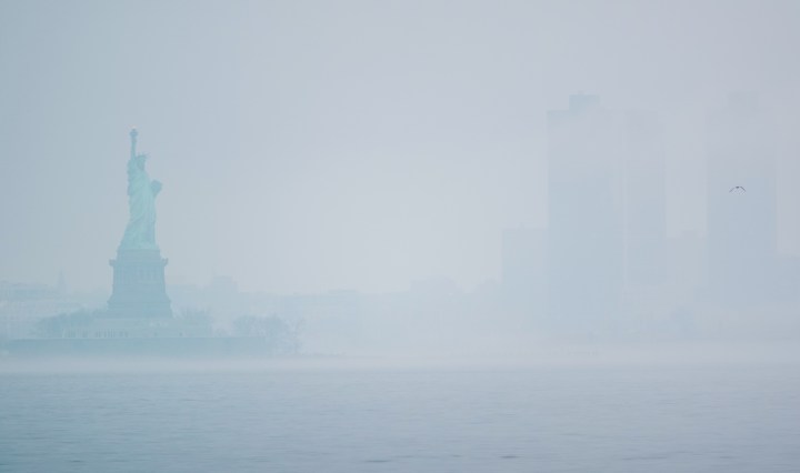Statue of Liberty in the Fog