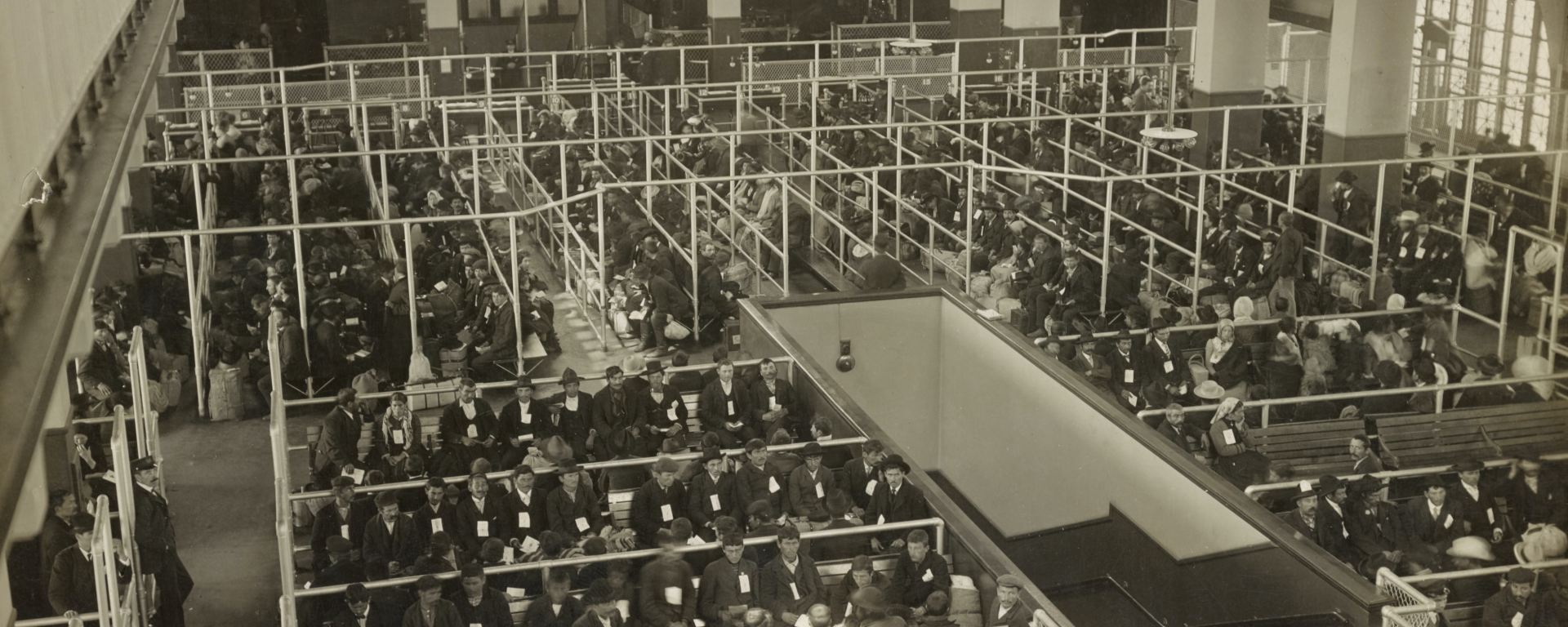 Pens at Ellis Island